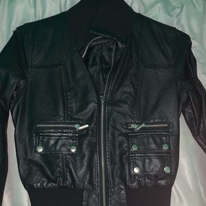 Leather jacket